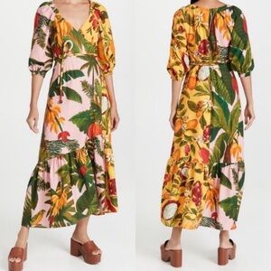 Farm Rio Fruity and Floral Maxi Dress 🌷